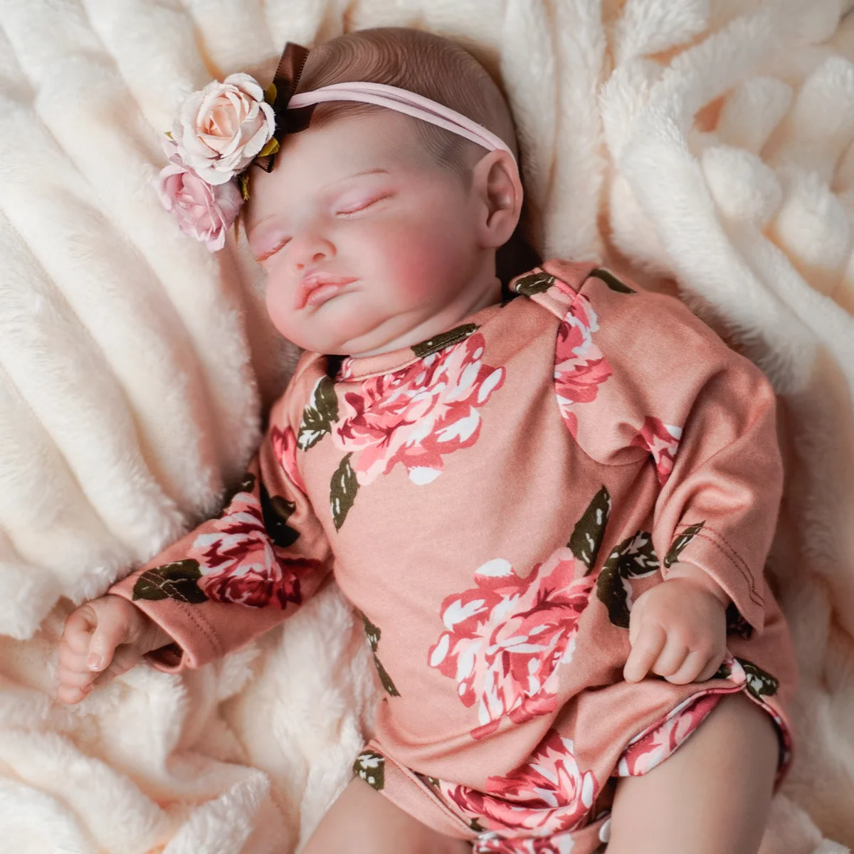 JOYORA هدية عيد ميلاد للأطفال زميل اللعب تولد من جديد دمية طفل مكتملة رسم دمية هدية الفتيات دمية عالية الجودة اليدوية دمية