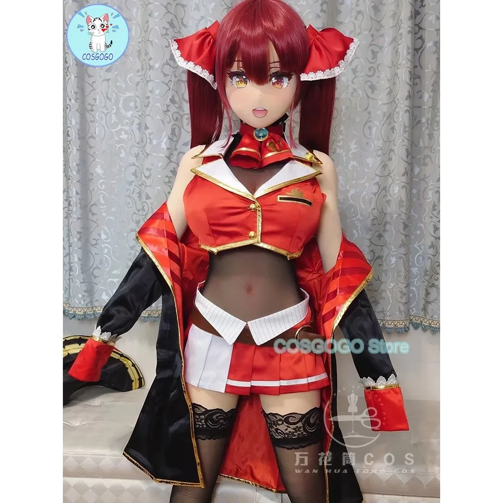 

[В наличии] Vtuber Hololive Houshou Marine Косплей Костюм Капитан Платье Лолита Вечеринка Униформа Хэллоуин Женщины Fres Доставка