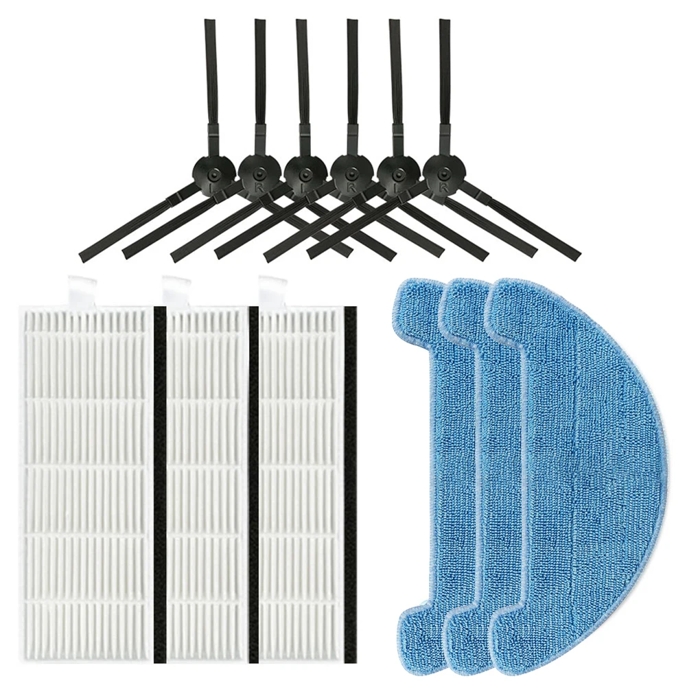 Szczotki boczne Filtry Zestaw ściereczek do mopa do odkurzacza robota SSAKS ARW-C100 Części Akcesoria Narzędzia do czyszczenia gospodarstwa domowego
