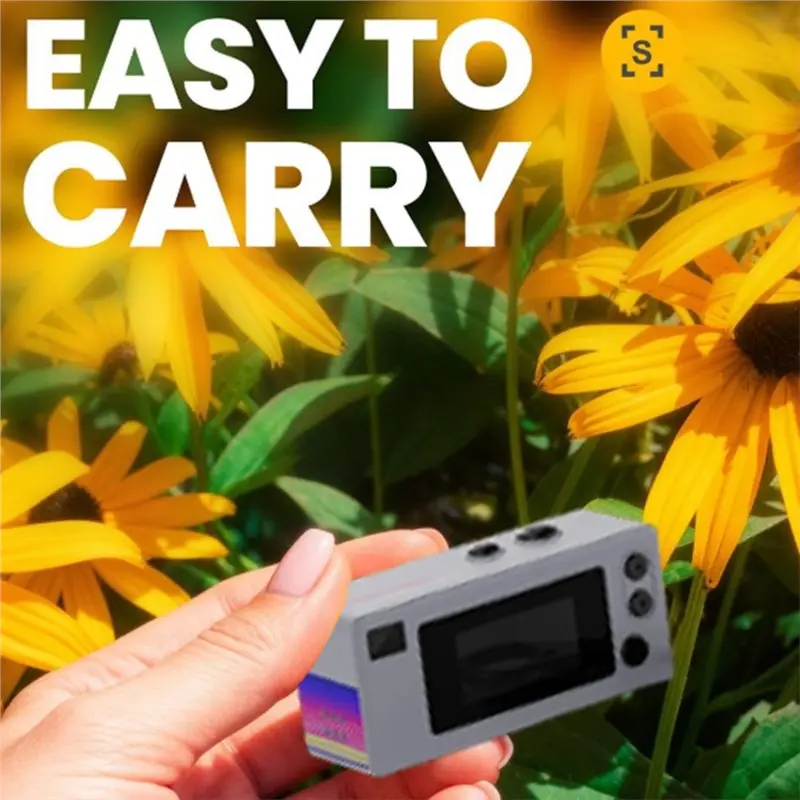 MACH-Mini Keychain Thumb Camera 1080P HD Video Recording With 64G Card 130 Degree Wide Angle Lens LCD Display Screen