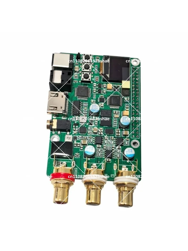 DAC Audio Decoder Board ES9038Q2M Coaxial Fiber I2S Analog 768K 32Bit DSD512 for 3B+4B