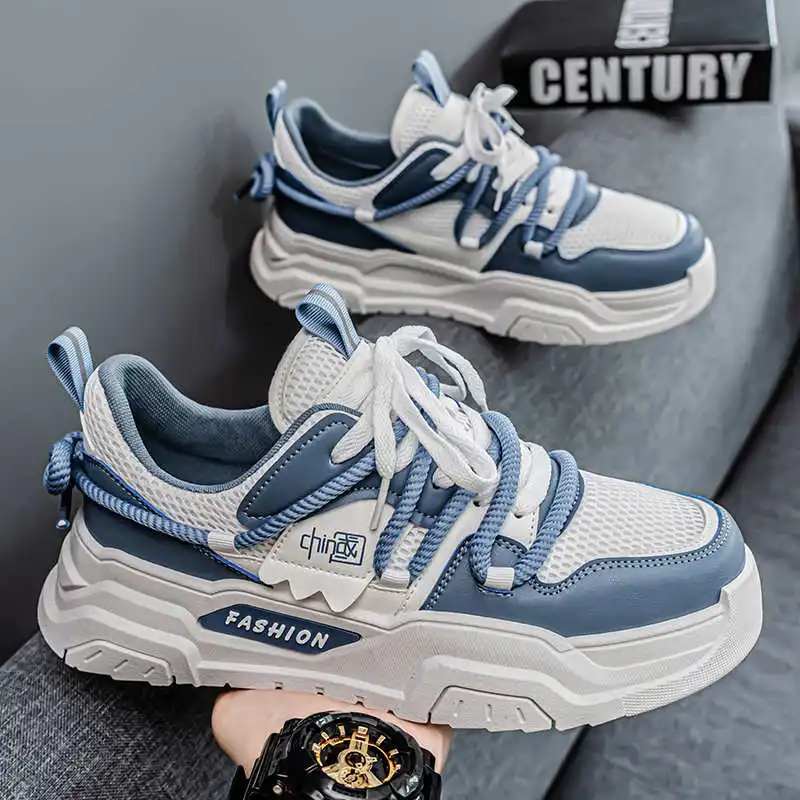 

Height Up Platform Khaki Men's Sneakers Skateboarding Blue Boot Men's Shoes Summer Sneakers Sport Technology 2025g Tenia