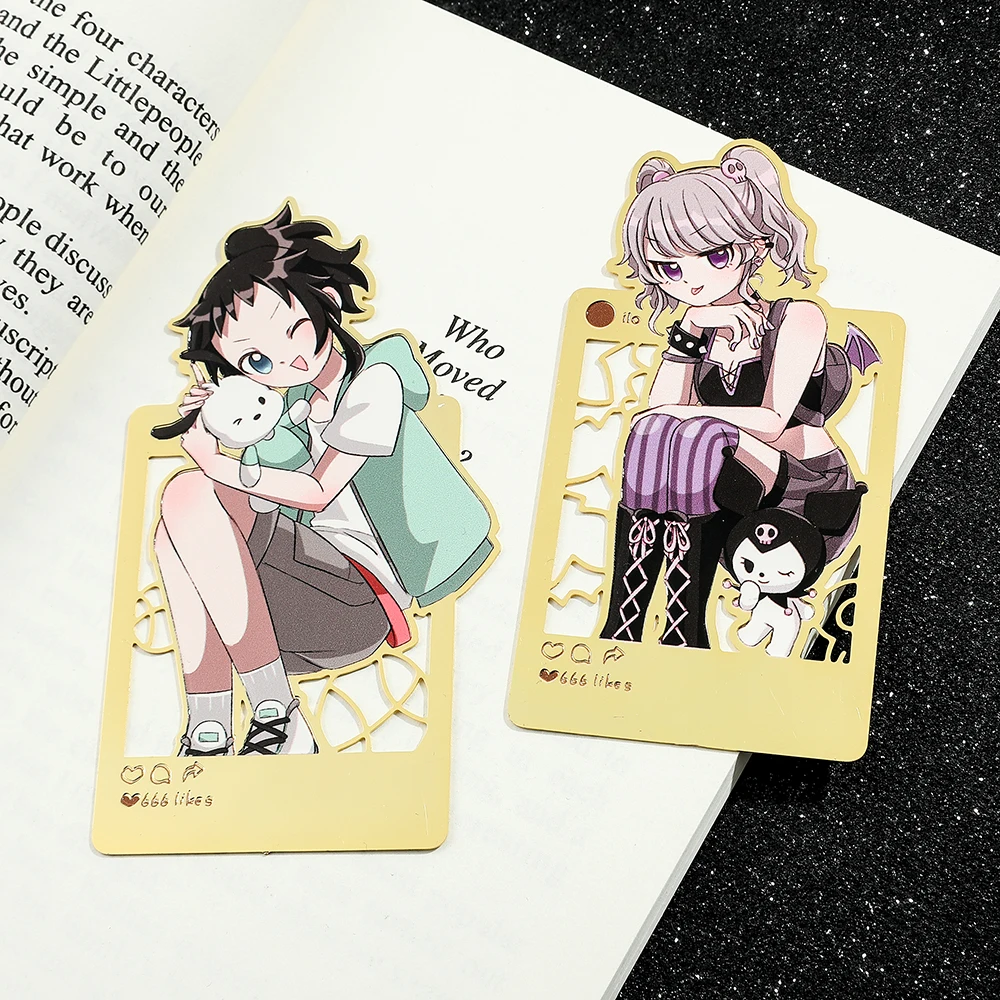 

Cartoon Anime Cinnamoroll Bookmarks Designed for Women Readers Reading Accessories Reading Gifts Office Stationery