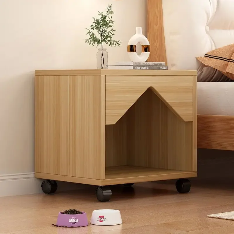 HOT Bedside Table, Pet, Storage, Integrated, Cat Box, Simple, Universal In All Seasons, Kennel, Cat Cabin, Bedroom