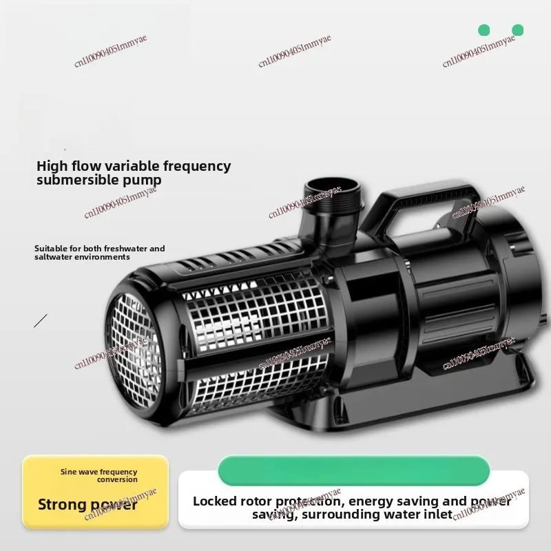 Fish Tank Circulation Pump Frequency Conversion Diving Silent Ultra-bottom Suction Filter Pump Rockery Fish Pond Pumping Water