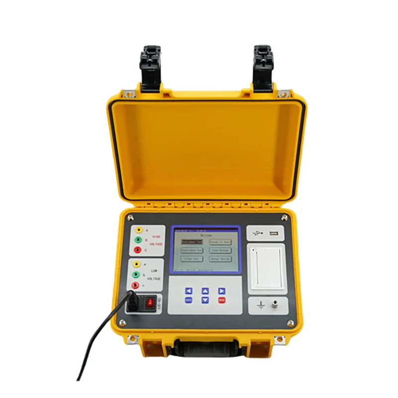 ZWBB31C Factory Price Electronic TTR Meter Single Three Phase Transformer Voltage Ratiometer Turns Ratio Tester High Accuracy