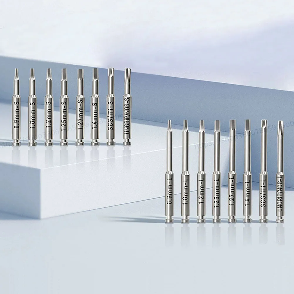Dental Implant Prosthetic Screwdriver Handpiece Use Hex Driver 0.9‑1.4mm ITI Nobel Osstem Dentium Implant Abutment Repair Tool