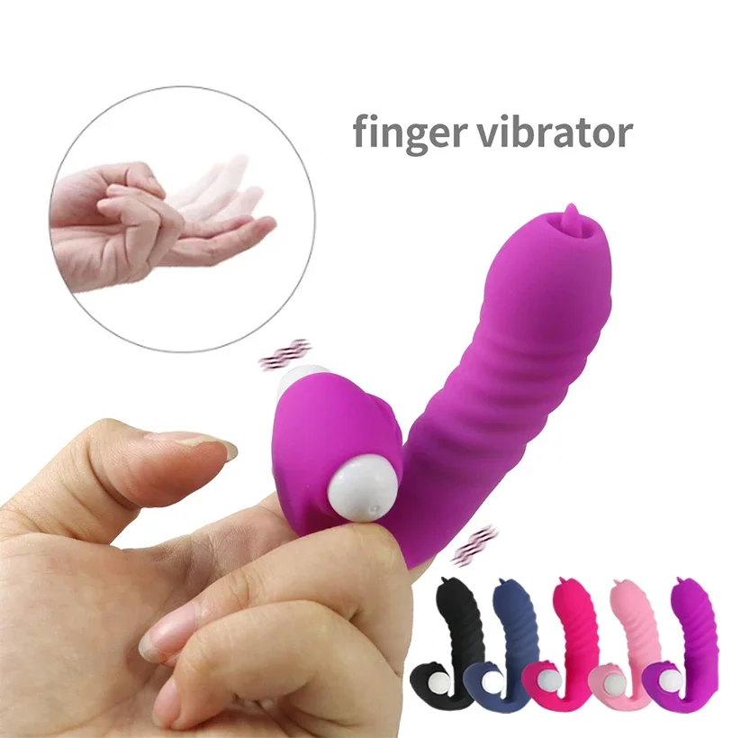 

Finger Cover Vibrator Tongue Lickin Massager Vagina Stimulation G Spot Orgasm Masturbator Sex Toys for Women Couple Flirting 18+