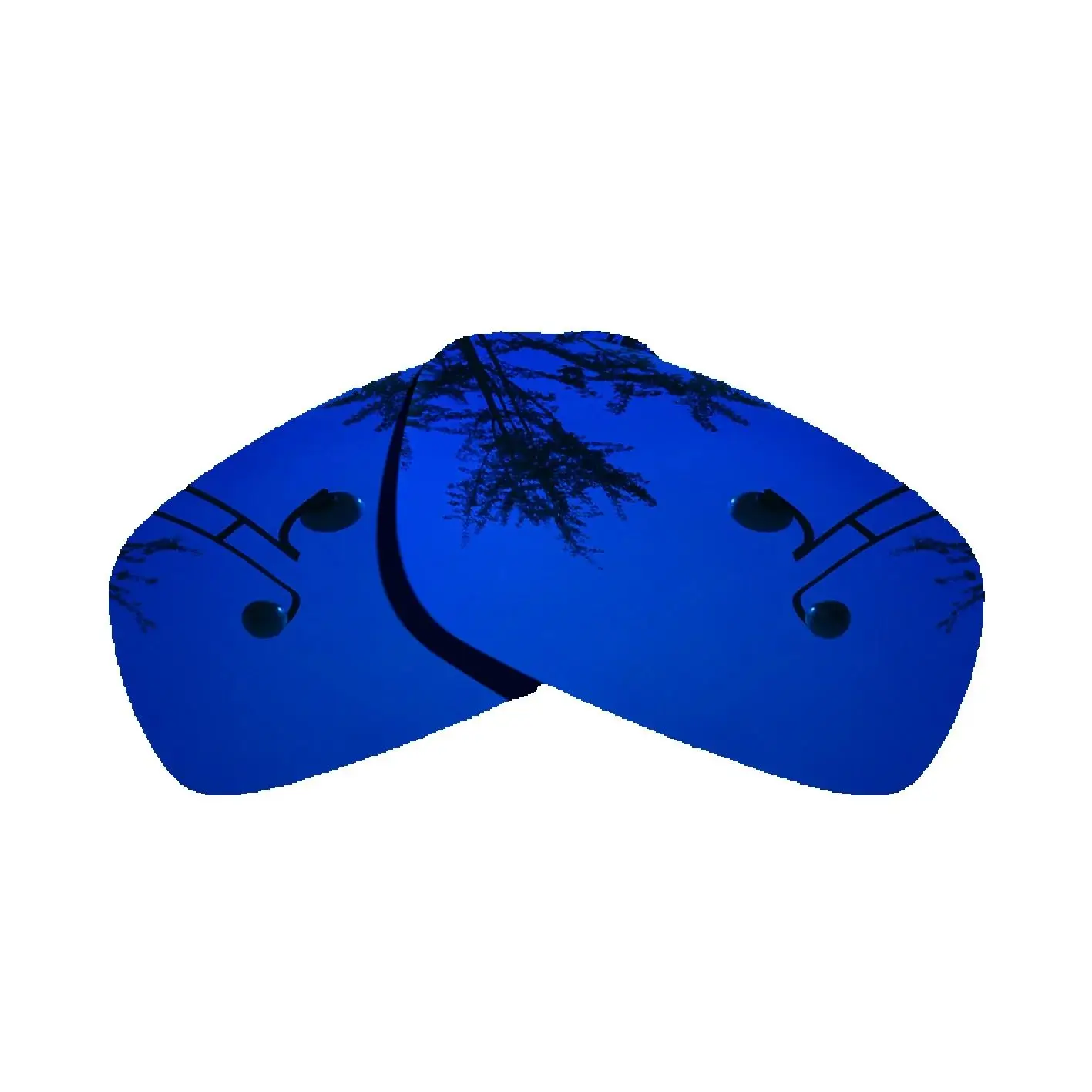 

100% Precisely Cut Polarized Replacement Lenses For-Oakley Crankcase Sunglasses Deep Blue Mirrored Coating Color- Choices
