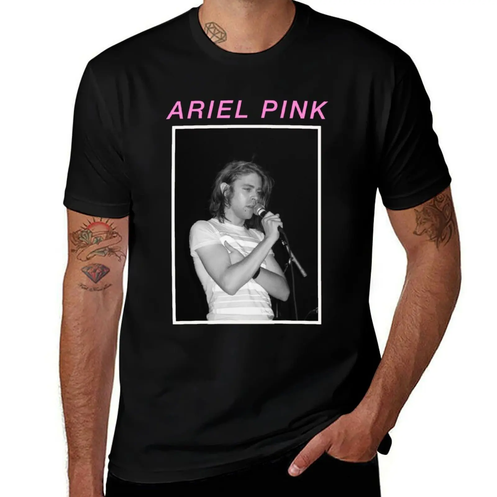 ARIEL PINK T-Shirt cotton t shirts high quality cotton tshirt 100% anime t shirts for man T-shirt