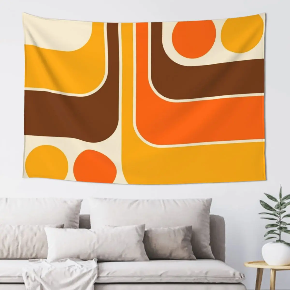 

Retro Geometric Design 624 Tapestry Decoration For Bedroom Aesthetics For Room Aesthetic Room Decor Korean Tapestry