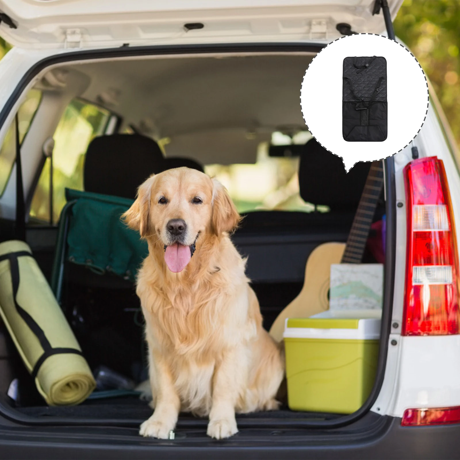 

Medium Dog Waterproof Pet Seat Cushion for Car Travel Mats Dogs Cover Practical