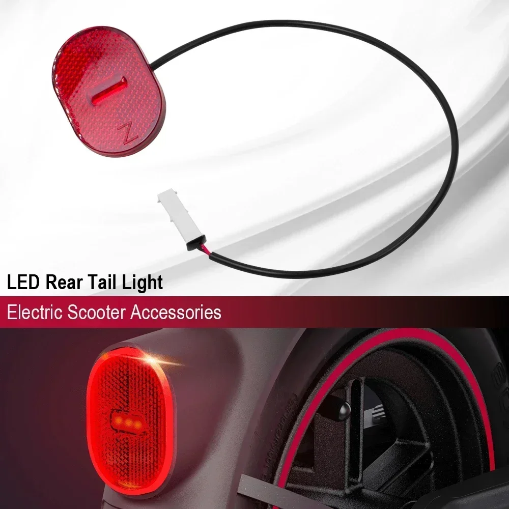 Rear Taillight for Xiaomi 4Pro Electric Scooter Fender Tail Lights LED Safe Lamp Stoplight Mudguard Brake Light Accessories