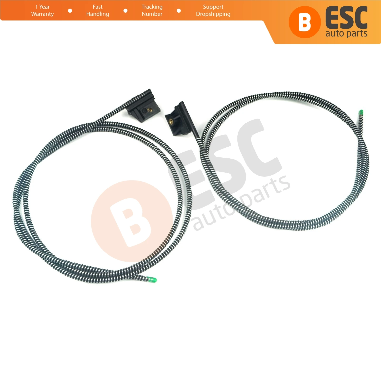 ESC Auto Parts ESR561 Sunroof Repair Cables A2157800589, 2157800689 for Mercedes W203 W211 C209 C215 C219 Ship From Turkey