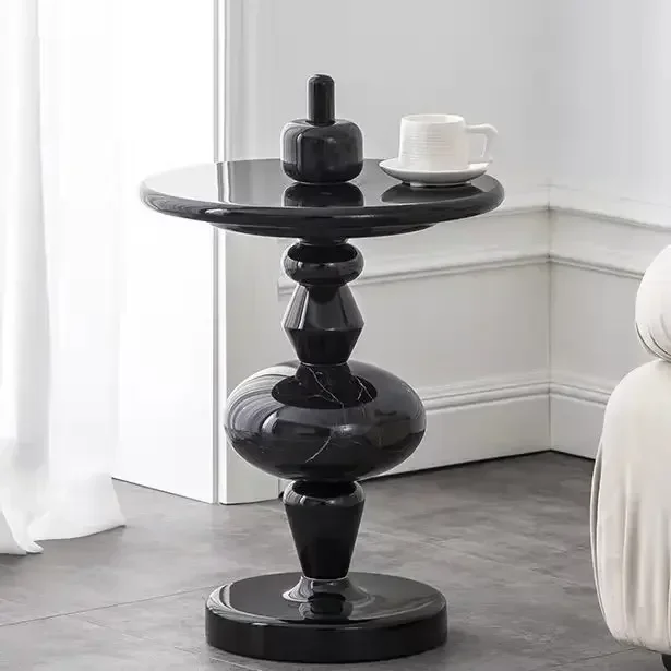 

UVR High Quality Coffee Table Small Round Table Living Room Sofa Side Corner Small Side Table Bedroom Small Coffee