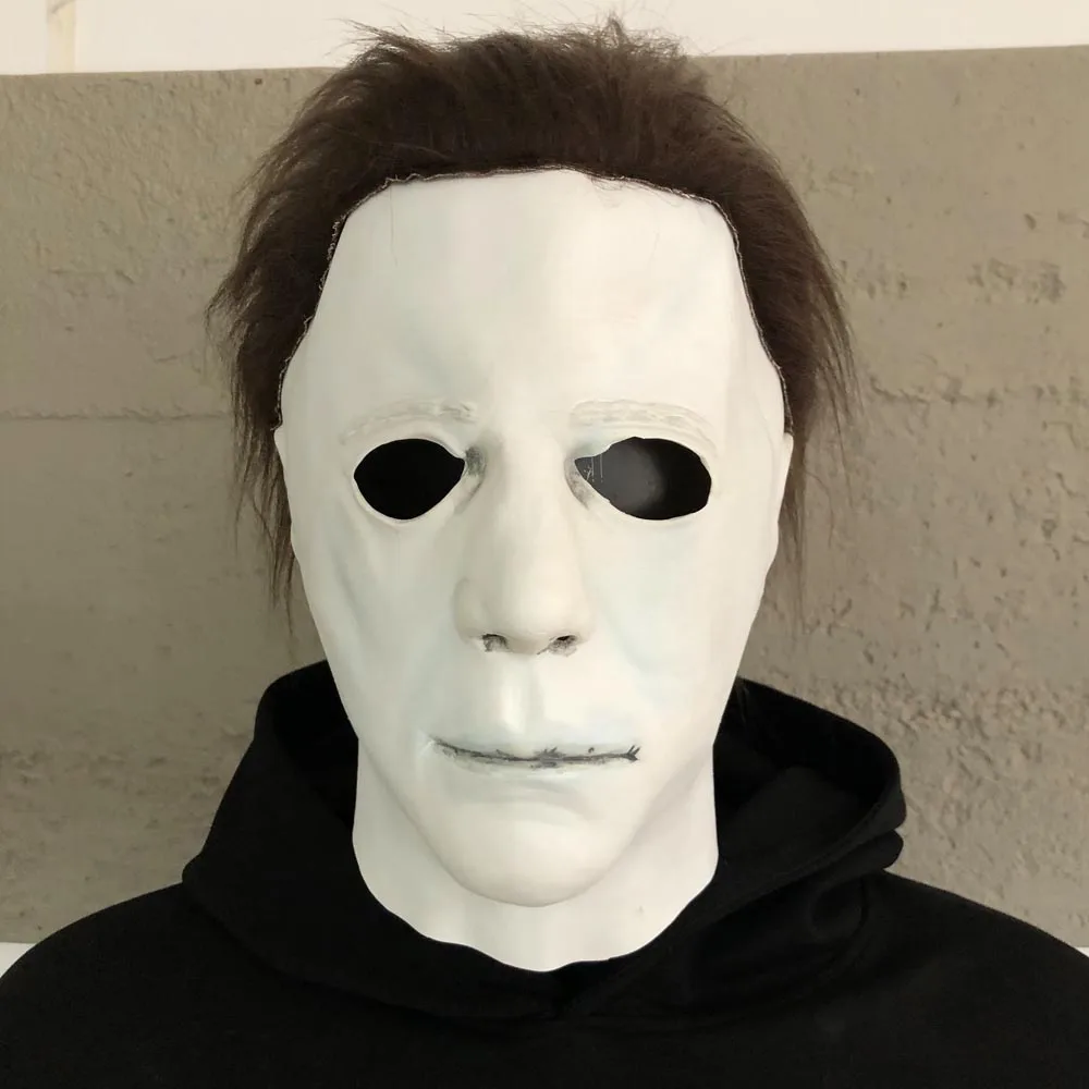 1978 Michael Myers Mask Cosplay Horror Bloody Killer Demon Latex Helmet Halloween Carnival Masquerade Party Costume Props