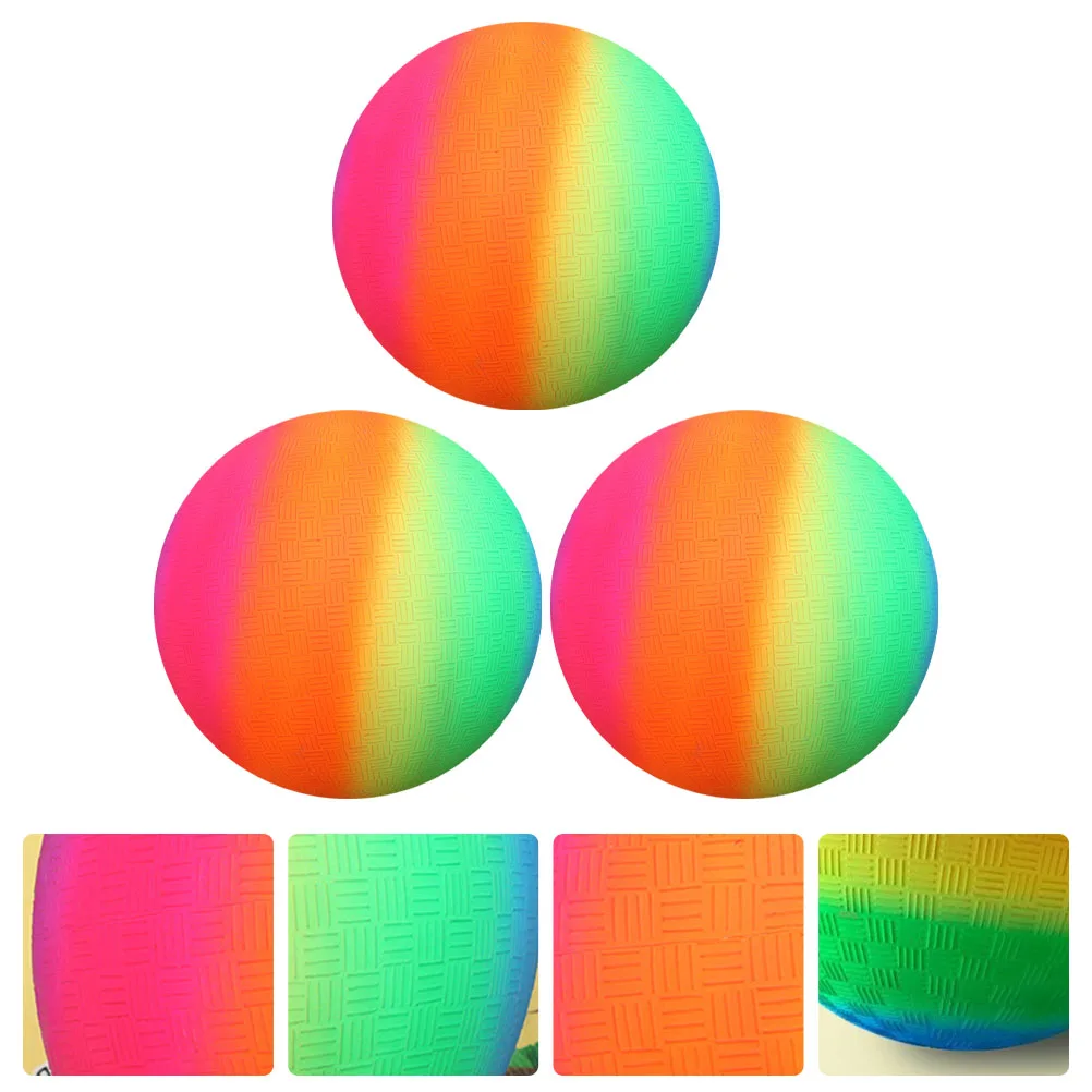 

3pcs Color Ball Bounce Ball Play Outdoor Toys Flapping Kickball Handball Beach Games