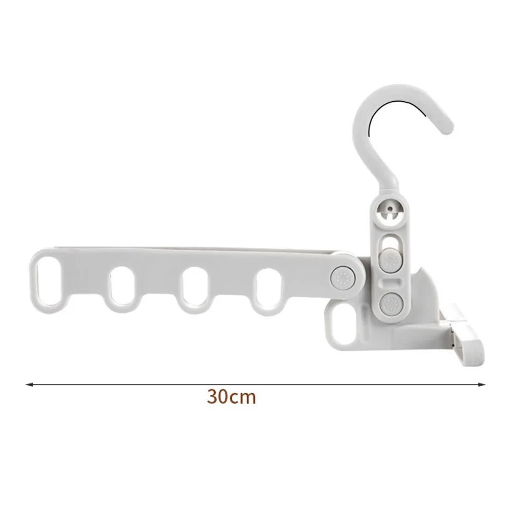 New Foldable Clothes Drying Rack Angle Adjustable Multi-function Clothes Hook Five-hole Clothes Drying Artifact Dormitories