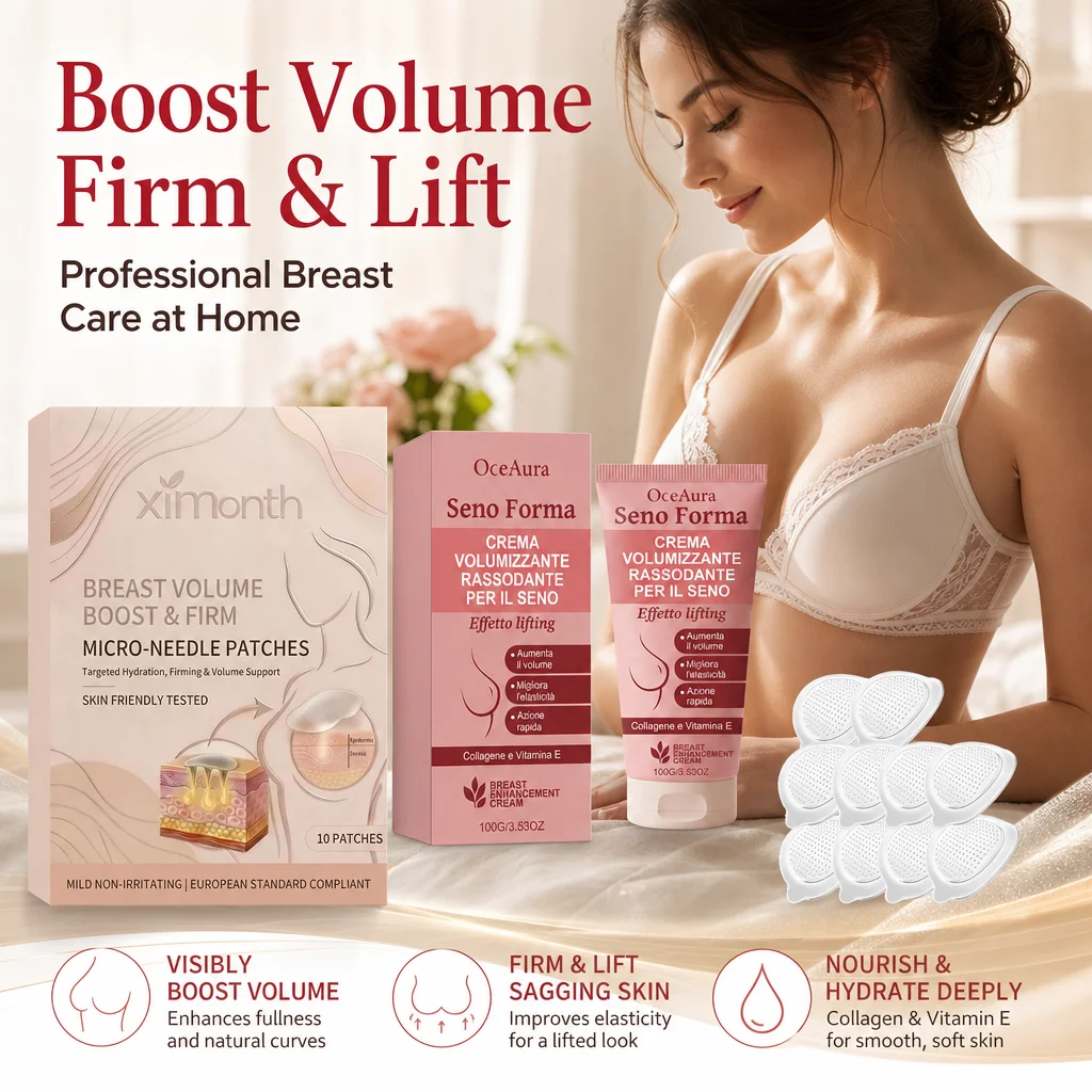 Breast Care Cream Breast Patch Collagen Moisturizing Cream Vitamin E Body Care Patch Gentle Skin Care Firming Massage Care