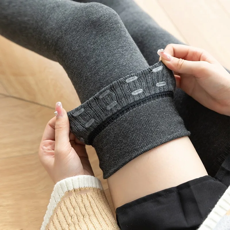 1 paar Frauen Reine Baumwolle Über Knie Hohe Socken 80 cm Verlängert Plus Größe Hohe Über Knie Strümpfe Herbst und winter Warme Knie Soc – Detail 1