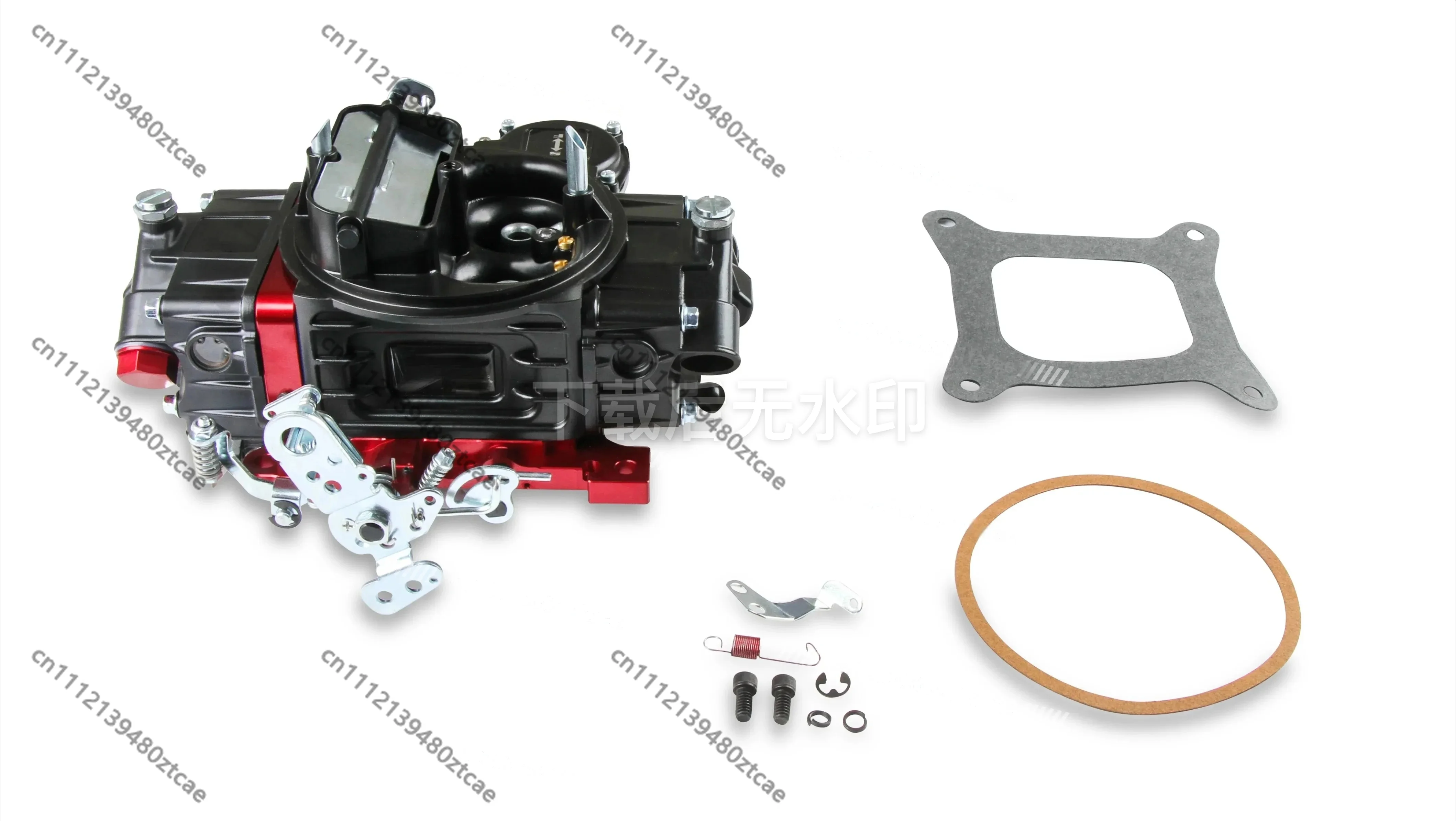

BR-67332 850CFM Double Pumper Carburetor Red Black Universal Engine Carb Replacement