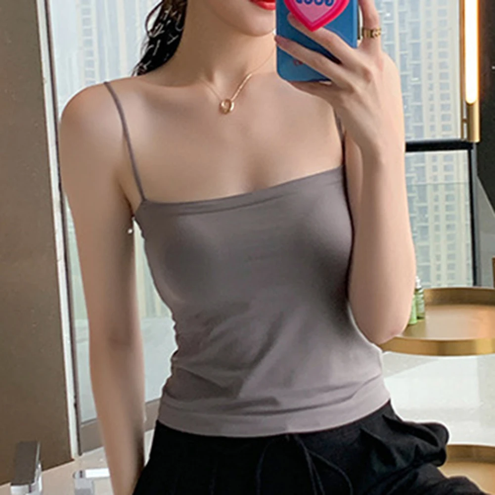 Herfstkleding Dagelijkse kleding Dames Hemdje Comfort Bralette Casual stijl Kraagloos Veelzijdig Mode Lichte stretch