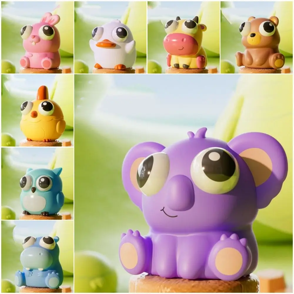 

Squeeze Burst Eye Squeeze Toy Cartoon Animal TPR Cartoon Fidget Toy Cute Novelty Doll Pinch Decompression Toy Girl Toy