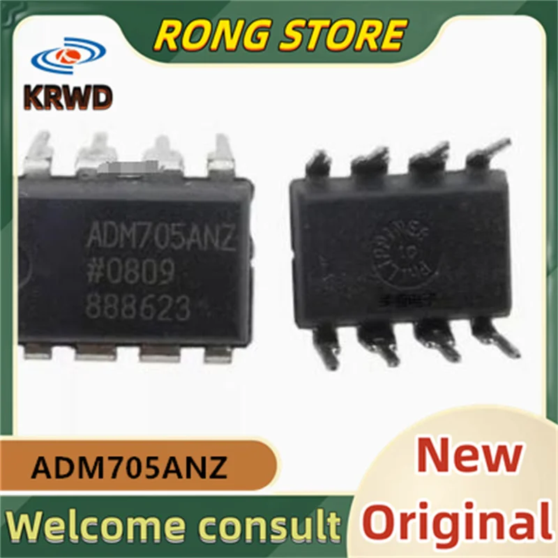 Piezas ADM705ANZ, nuevo, Original, ADM705, DIP8