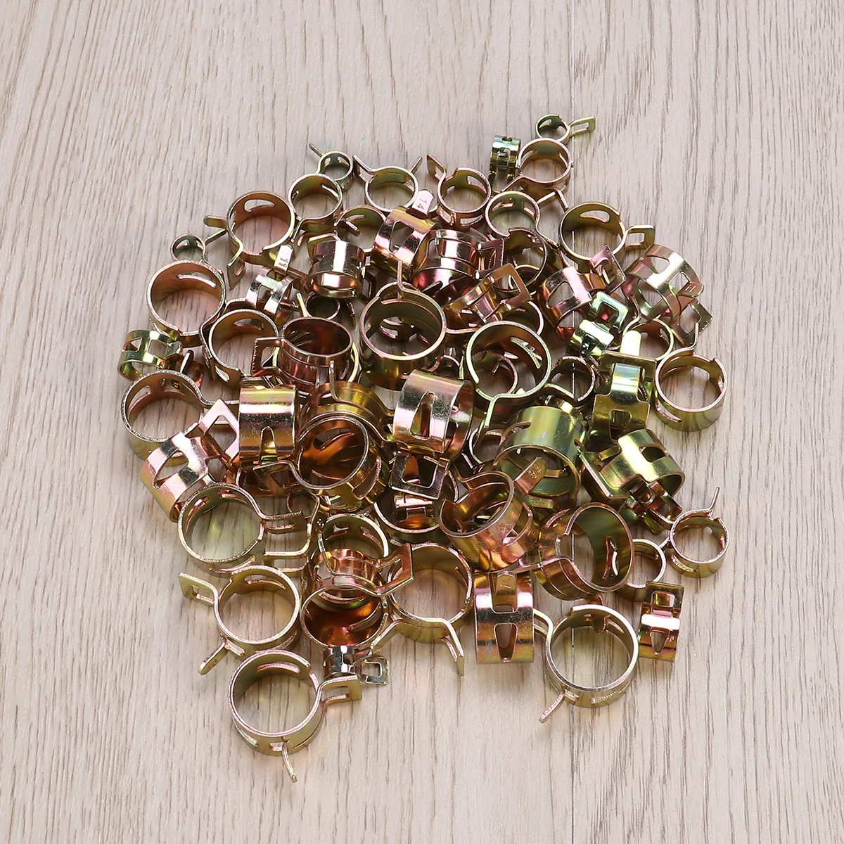

72 pcs Spring Clips Fuel Hose Line Tube Clamps Fasteners 7mm / 10mm / 11mm / 14mm / 16mm / 17mm