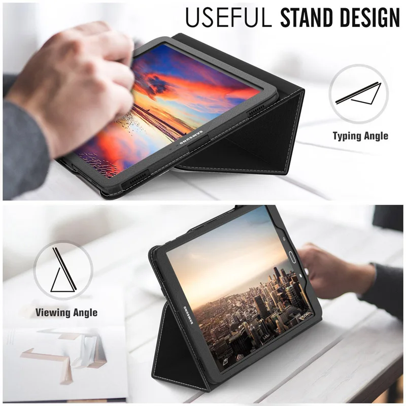 Für Samsung Galaxy Tab S3 9,7 T820 T825 Fall Folio Flip PU Leder Funda Abdeckung Tab S3 9,7 T820 Stehen bleistift Halter Fit Tablet