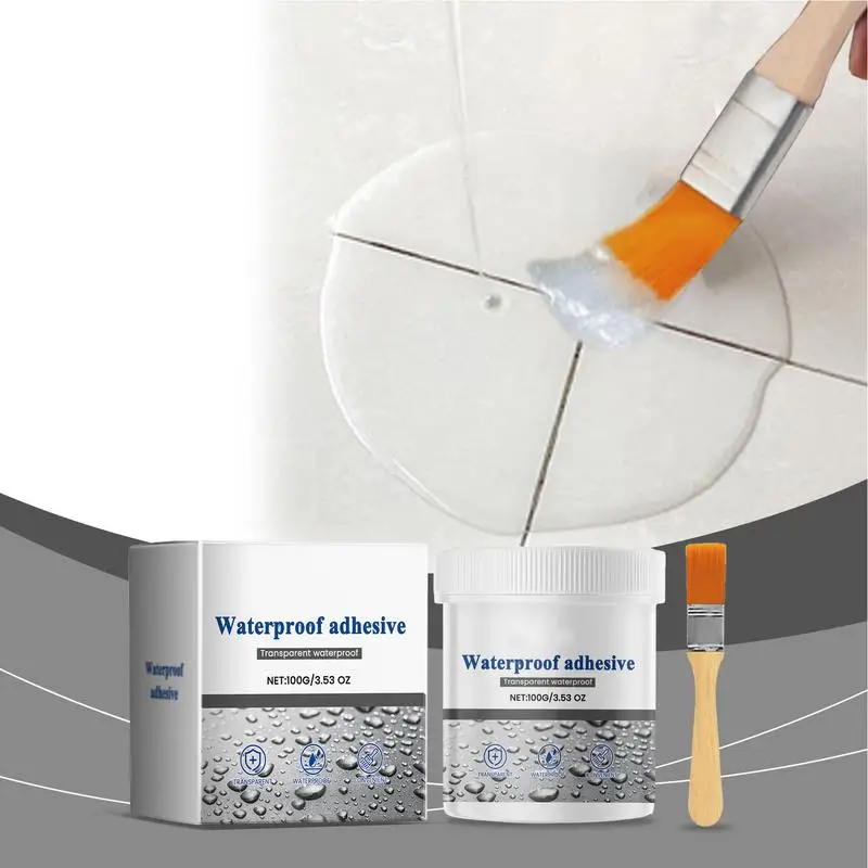 Concrete Glue Outdoor Waterproof Fast Drying Waterproof Anti-Leakage Agent Waterproof Coating Sealant Invisible Waterproof Glue