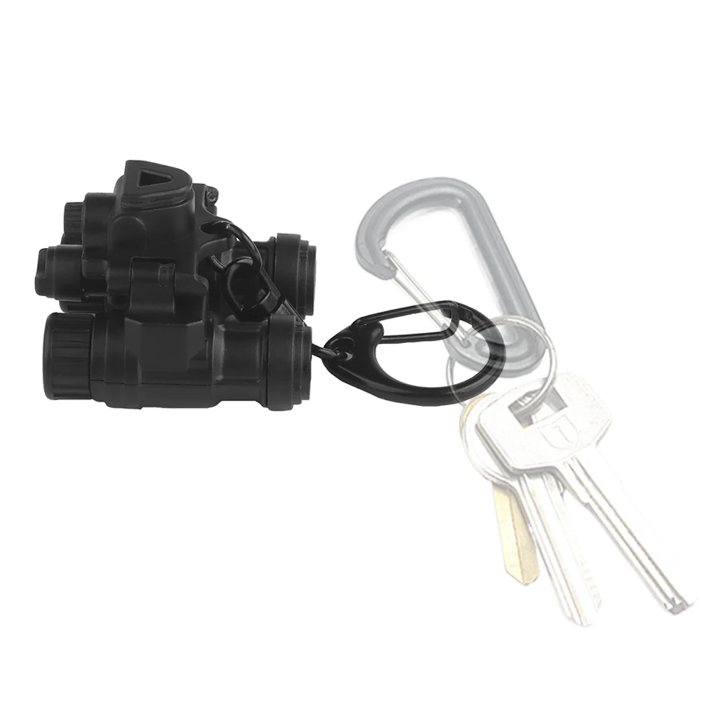 Night Vision Keychain Dummy Model Adjustable Angle Backpack Key Ring Mini Realistic Model Night Vision Device Keychain