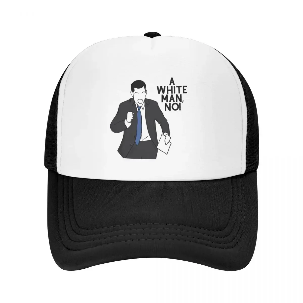 A White Man, No! Schmidt New Girl quote Baseball Cap cute Hat Baseball Cap Gentleman Hat Vintage Women's Golf Wear Men's