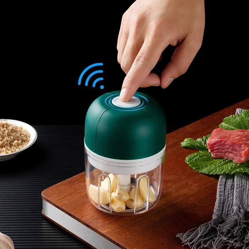 

Electric Food Chopper,USB Mini Meat Grinder,Electric Vegetable Crusher,Mini Garlic Masher Machine for Kitchen,Gadgets,250ml