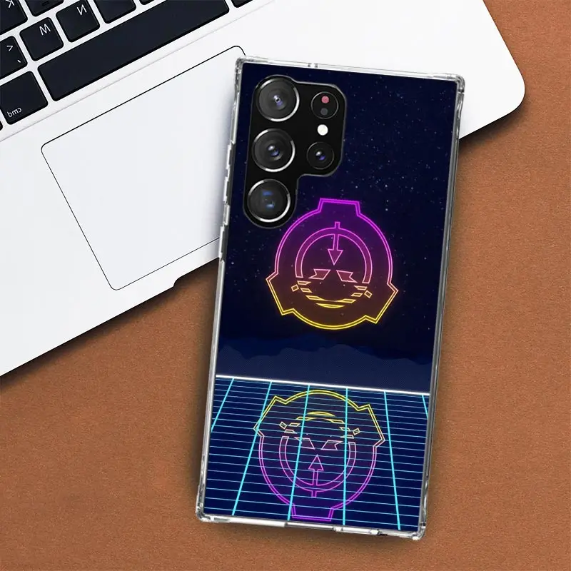 SCP Special Containment 173 Phone Case For Samsung Galaxy S24 S23 S22 Ultra S21 S20 FE S10 Plus S9 + Transparent Print Shell Coq