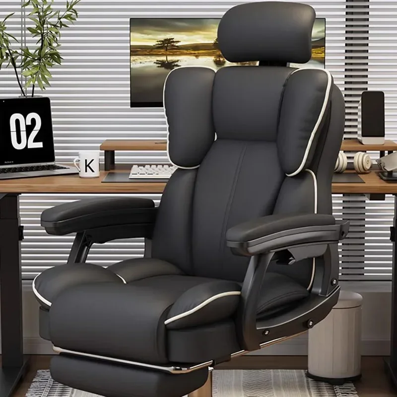 

Office Chair Stool Rolling Rocking Individual Armchair Leather Office Armchairs Chaise Design Comfy Sillas Gamer Computer Chair