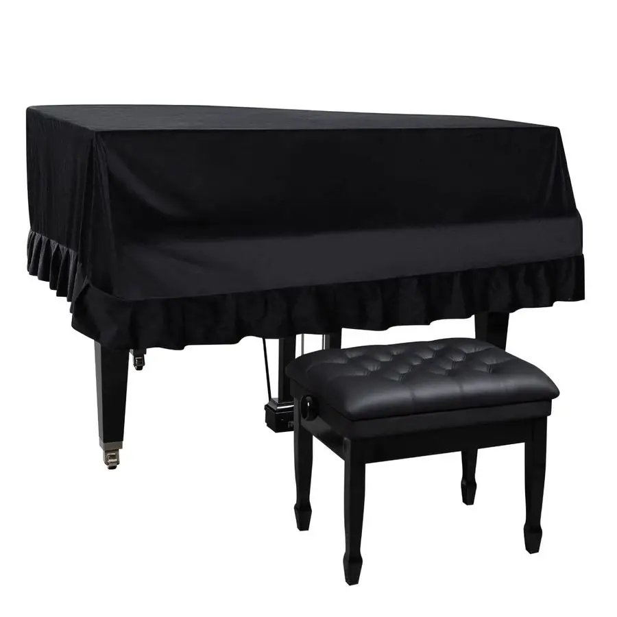 

Piano Cover Dustproof Baby Grand Piano Protective Cover Washable with Velvet Full Triangle Piano Cover 70.8x59x19.6