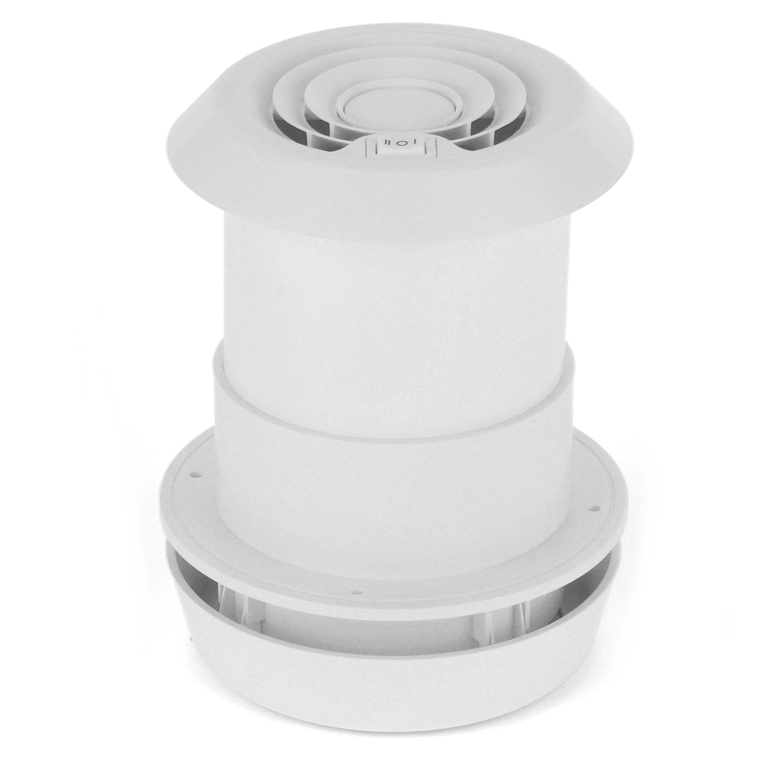 12V RV Caravan Roof Fan Ceiling Quiet Air Ventilation Cooling Grille Exhaust Fan for Campers Motorhome Travel Trailer Van