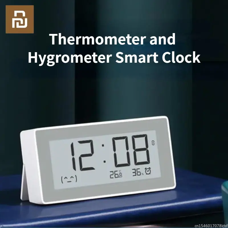 Youpin MiaoMiao E-Link INK LCD Screen Smart Digital Clock Moisture Meter High-Precision Thermometer Temperature Humidity Sensor