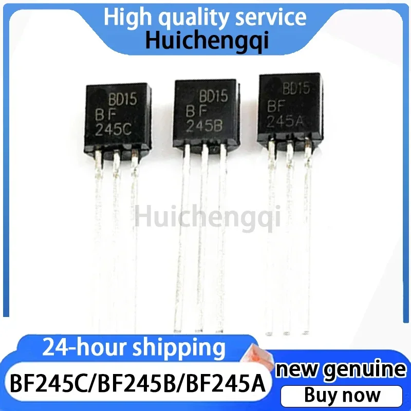 10PCS Genuine BF245C BF245B BF245A TO-92 Low-noise Audio Amplifier Field-effect Transistor