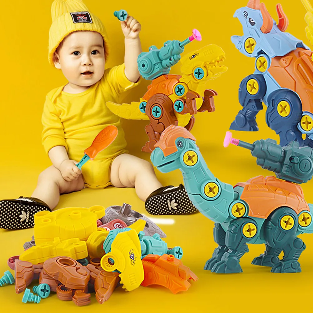 

Набор для сборки динозавров, развивающий, красочный, для самостоятельной сборки, развивающий интеллект, координацию рук и глаз, улучшающий обучение