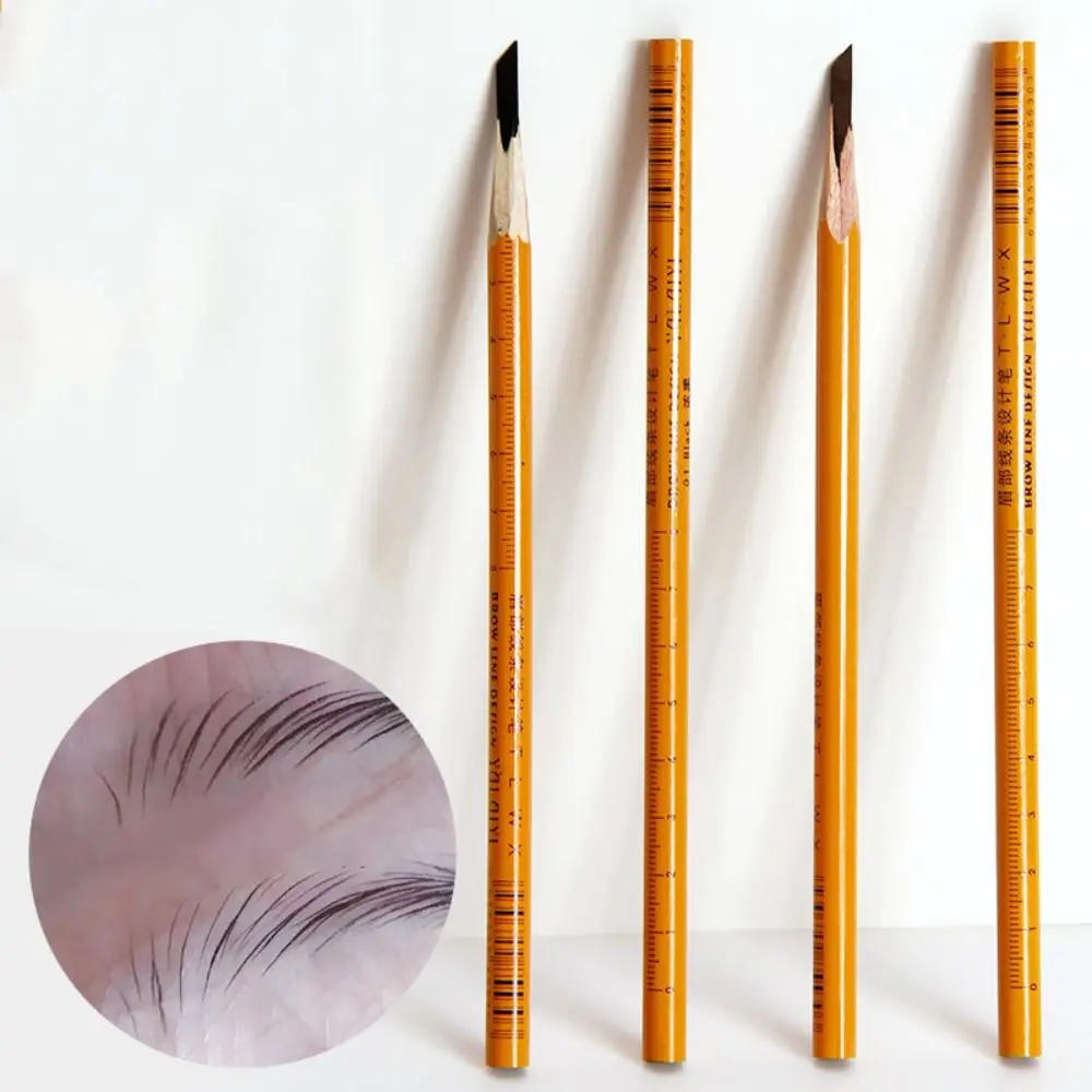 Pen Cosmetics PMU Eyebrow Enhancers Eye Brow Tint Microblading Marker Pen Eyebrow Design Pencil Permanent Tattoo Pen