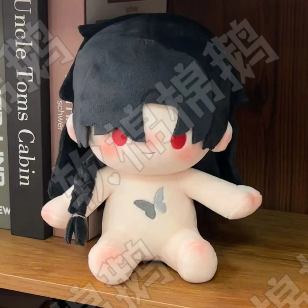 Peluche en coton de 20cm, anime Tian Guan Ci Fu San Lang Hua Cheng, posture assise, corps au beurre, figurines mignonnes, jouets Kiev illage, oreiller cadeau