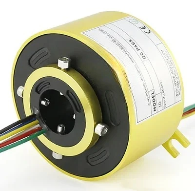 

MT1256 slip ring with bore size 12.7mm,OD 56mm,0~440VAC/VDC,IP51,through bore slipring