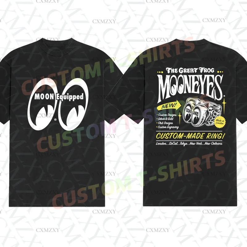 

2025 Men T Shirt Casual Moon Equipment The Great Frog T-shirt Graphic Summer Sports Tops 100% Cotton Streetwear S-3XL Cool Tee