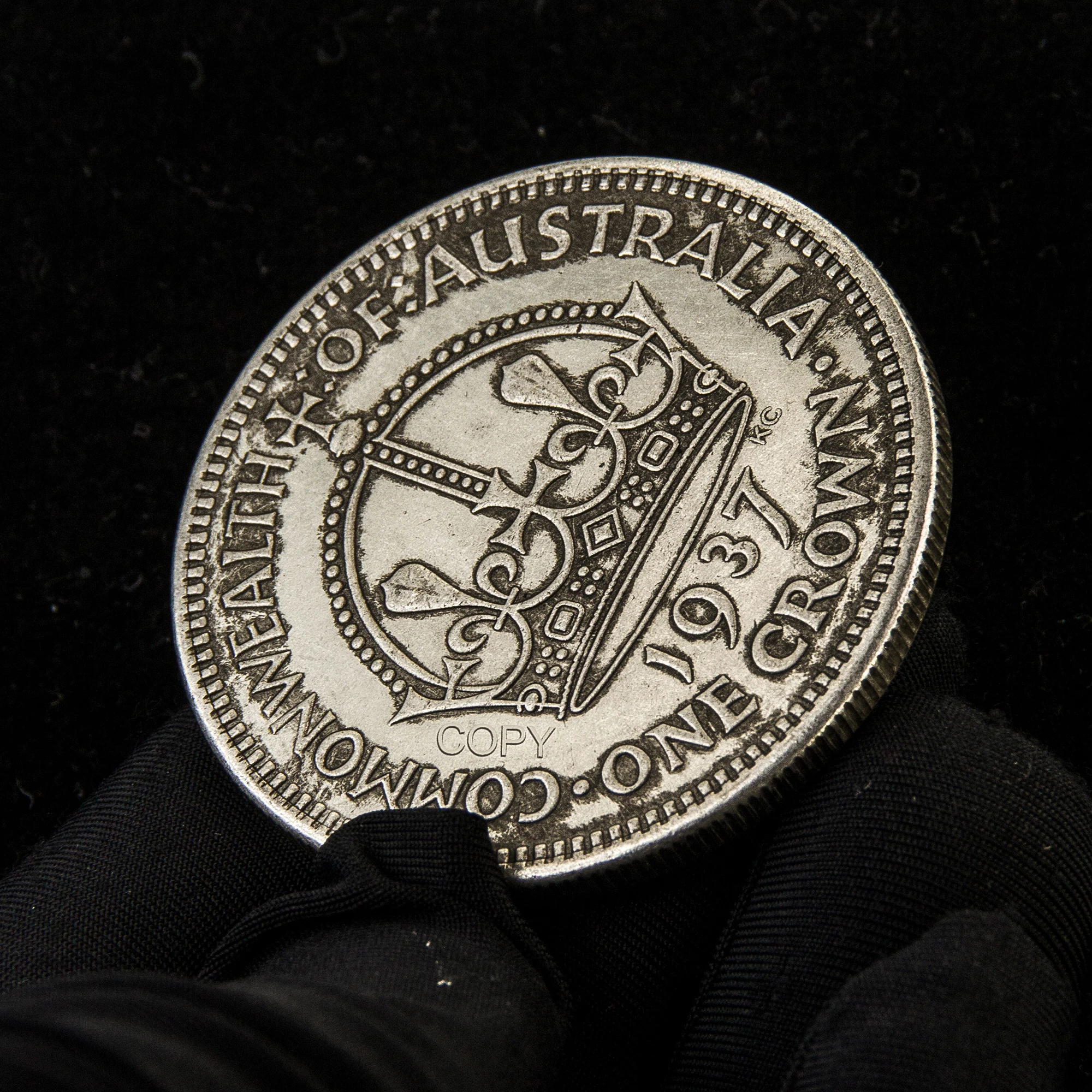 1937 الملك جورج السادس 1 كرونا عملة تذكارية - بريطانيا العظمى والمملكة المتحدة تذكارية تاج عملة لهواة الجمع