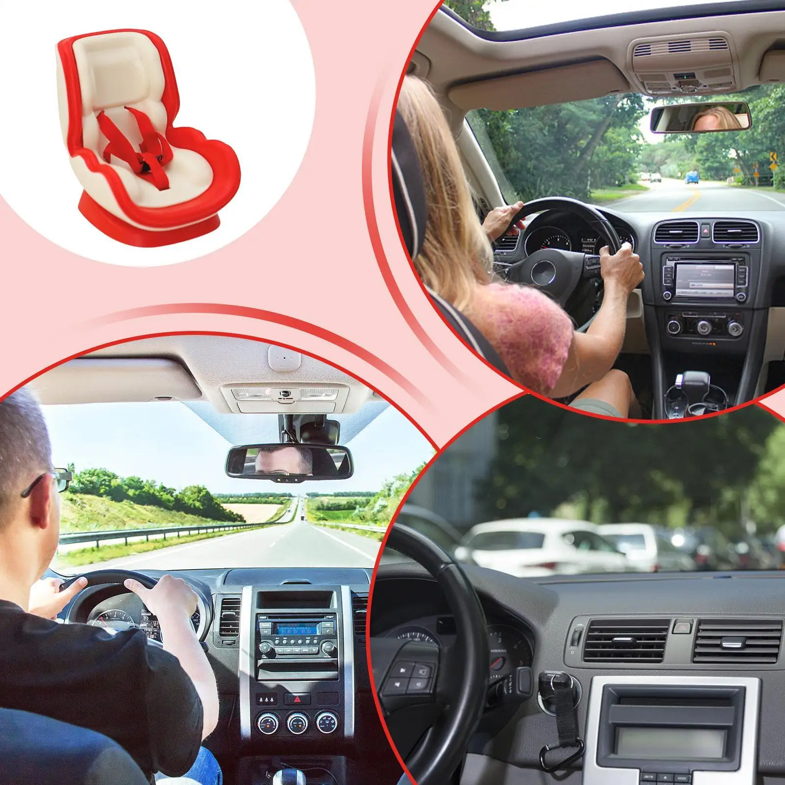 

Кукольное автокресло, вентиляционный зажим, функциональный автомобильный орнамент, декор, магнитное украшение для мужчин и женщин, коллекция парковки для путешествий водителя