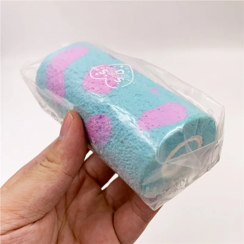 Cute Simulated Towel Cake Roll PU Slow Rebound Toys Creative Soft Pinch Music Fidget Toy Children Adult Decompression Toys