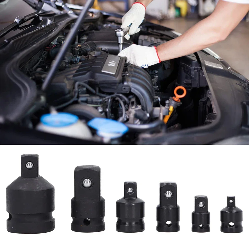 Chave de soquete de impacto conversor adaptador conjunto 1/2 a 3/8 3/8 a 1/4 3/4 a 1/2 chave redutora carro bicicleta garagem unidade ferramenta reparo
