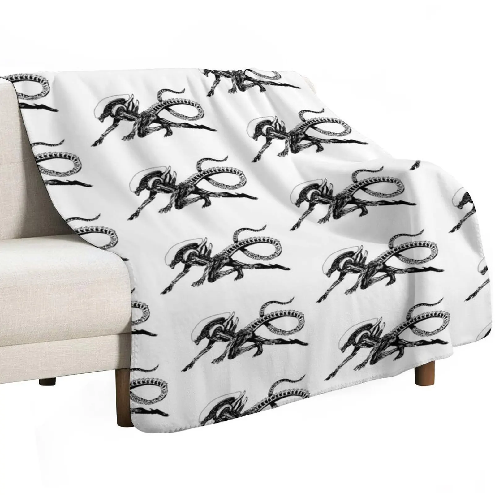 Xenomorph Alien Movie Throw Blanket Beautifuls Furry Soft Plush Plaid Sleeping Bag Soft Beds anime Blankets